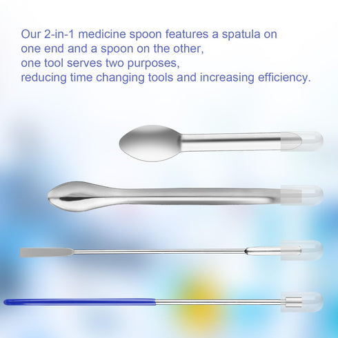 4pcs Cap Filling Machine Kit, Encapsulation Kit with U-Shaped Spatula, Small Spoons, Tamper for Medication and