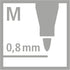 STABILO Fineliner pointMax, Pack of 4, Ice Green, Light Green, Pink, Lilac, 0.8mm Medium Tip, Water Based Quick Dry Ink