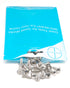 100Pcs #8 x 1/2" Truss Head Phillips Wood Screws, Heavy Duty 18-8 (304) Stainless Steel Screws