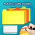 H4D 3x5 100 Index Card Case with Heavyweight Ruled Index Cards and Dividers, Black
