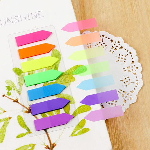 Sticky Notes Flags 1120 Pcs, 7 Color Index Tabs Bright Colors Page Index Stickers for Bookmarks