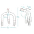 stonylab Glass Vacuum Receiving Adapter, Borosilicate Glass Distillation Apparatus with 24/40 Standard Joint