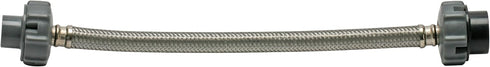 Fluidmaster B1F12CS CLICK SEAL Faucet Connector, 12-Inch Length, Braided Stainless Steel