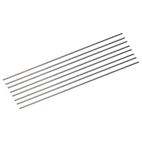 uxcell 8Pcs Carbon Fiber Tube 1 x 2 x 200mm Pultruded Carbon Fiber Tubing for RC Airplane, Kite, Quadcopter Arm