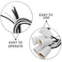 5Pcs E12 Bulb OSALADI Screw Light Socket with Cord - White Holder Base for Hanging Pendant Lamps Indoor Office
