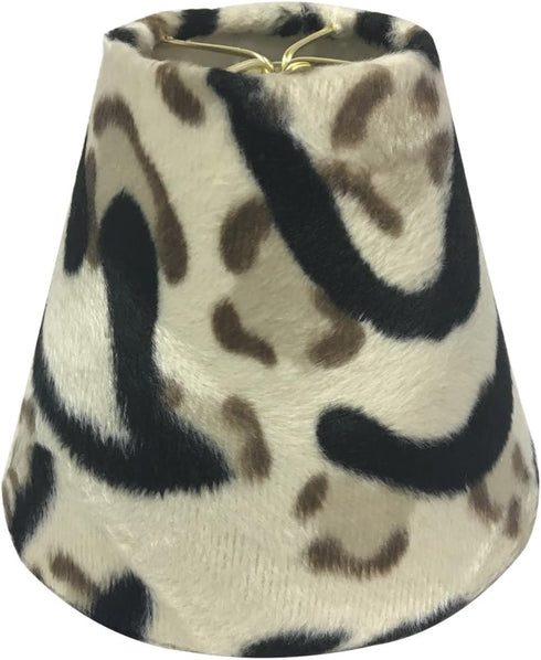 Royal Designs, Inc. CS-963-6 Animal Print Empire Chandelier Shade, Cowhide, 3 x