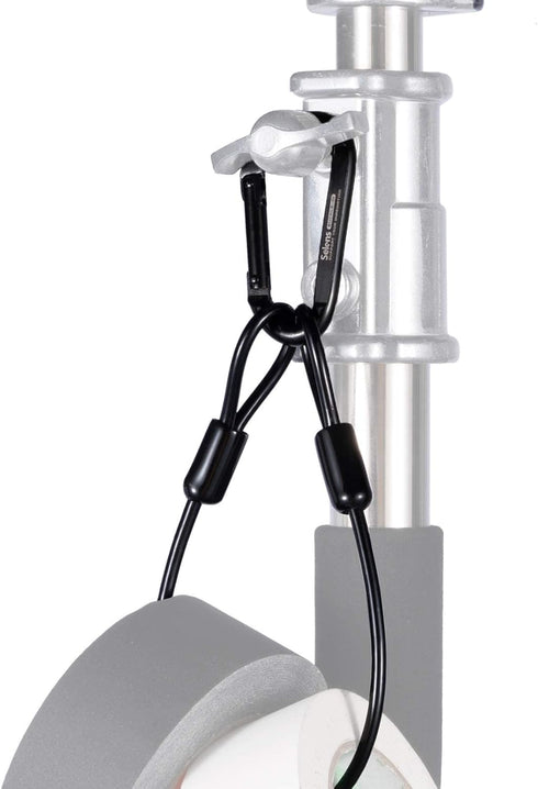 Selens Electrical Tape Holder - Quick Lock Steel Clip with 15" Hanging Rope for Photography and Film Production