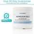 15oz 100% (15oz) Vivecare Petroleum Jelly - Pure White Petrolatum Skin Protectant - Moisturizer for Dry, Cracked Skin