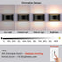 Dimmable 12W Lightess LED Wall Sconce Light Indoor Wall Lights Modern Hallway Wall Lighting for Living Room Bedroom
