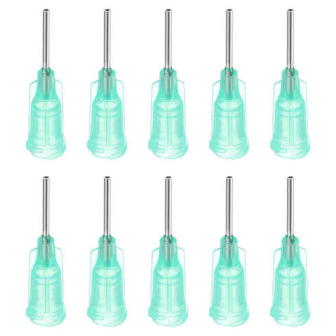 PATIKIL 10Pcs 18Ga x 0.5 Inch Dispensing Needle Tips for Glue Oil Applicator
