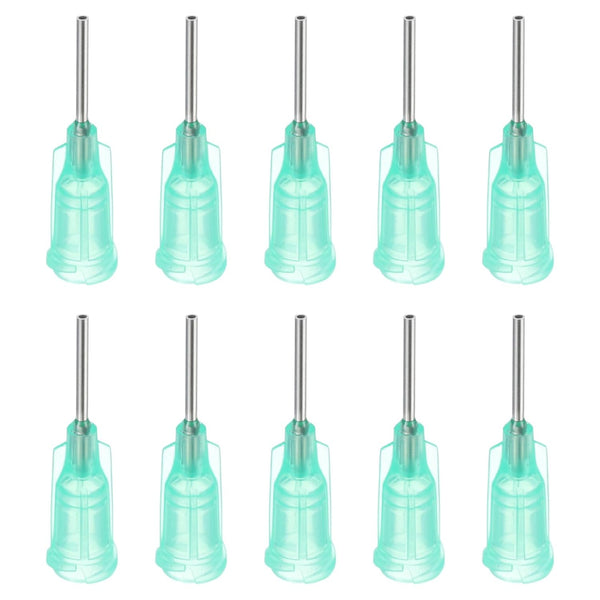 PATIKIL 10Pcs 18Ga x 0.5 Inch Dispensing Needle Tips for Glue Oil Applicator