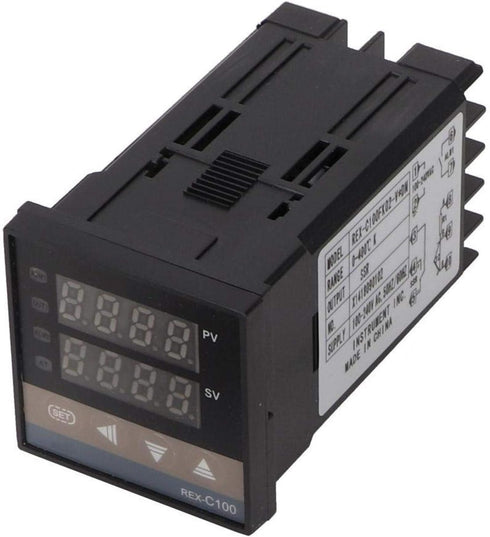 Oumefar 0 to 400°C PID Digital Temperature Controller Thermostat Kit REX-C100FK02-V*DN