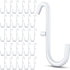 30 Pcs White Pegboard Hooks, Metal Storage Tool Accessories for Keys, Jewelry, Utensils, Compatible with IKEA Skadis
