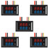 5pcs 0.28" LED Voltmeter Ammeter, Red and Blue Digital Multimeter Display Voltage Current Tester, DC 0-100V