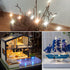 E5 Bulb 12V E5 E5.5 Bulb Lights(Pack 4) Ruiandsion LED White Screw Base LED Upgrade for Modle Train