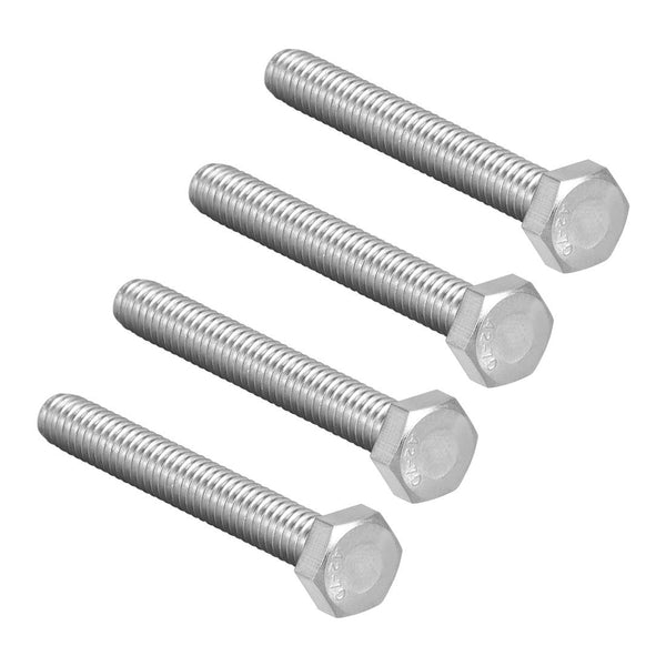 uxcell M8x65mm Hex Bolts 304 Stainless Steel Hexagon Screw Bolt, 4pcs