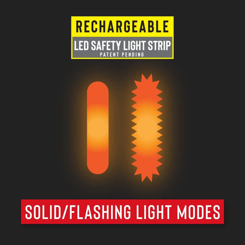 Coast SV300 Rechargeable High Visibility Safety Vest, Dual Mode, Zip Front, 2 Pockets, ANSI/ISEA Standards, Yellow XL