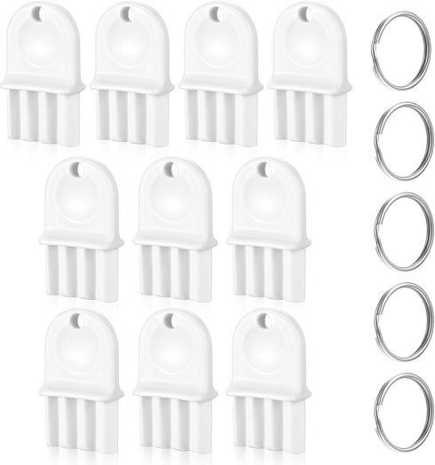CIATBYYJ 10 Pcs Paper Towel Dispenser Keys, Universal Dispenser Key with 5 Key