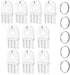 CIATBYYJ 10 Pcs Paper Towel Dispenser Keys, Universal Dispenser Key with 5 Key