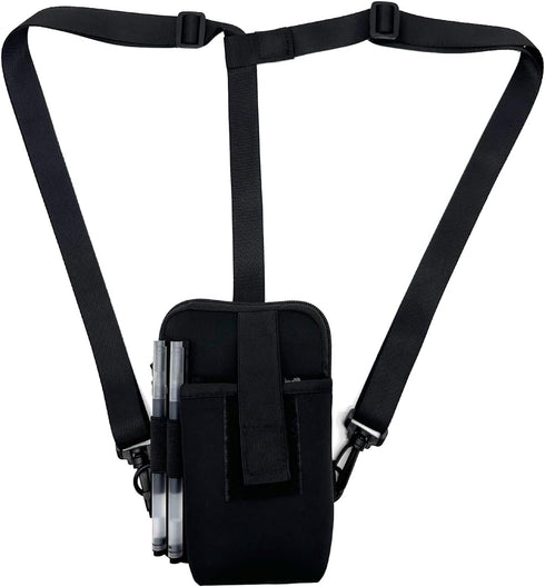 Wanty Barcode Scanner Chest Harness Holster, Mobile Computer Handheld Barcode Scanner Holder Carrying