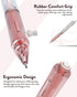 Four Candies 3PCS Clear Mechanical Pencils Set, 0.7mm Pastel Pencils with 360PCS HB Lead Refills