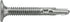 Premium Self-Drilling Metal Screws, Epoxy Coated Steel, Wafer Head Wood to Metal Winged Point Screws, Silver, #10 x 1-7/16 inches, Box of 68 Screws by Power Pro