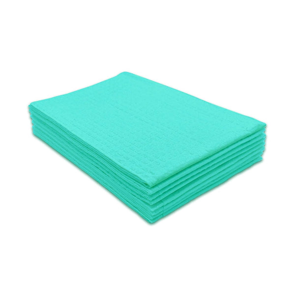 TIDI 917410 Ultimate Dental Bib, Teal, 4 Layers, 13 W x 18