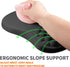 Armanza 11.8x7.9 Ergonomic Joint Wrist Support Mouse Pad with Memory Foam Cushion Massage Bump, Carpal Tunnel Pain