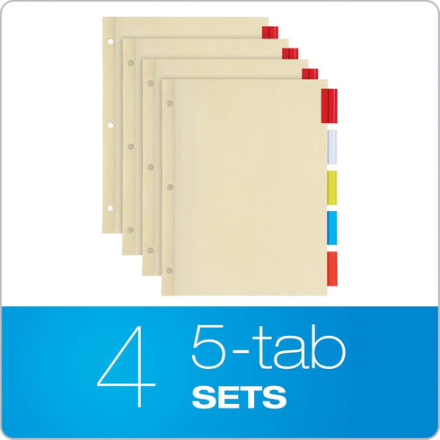 Cardinal 3 Ring Binder Economy Pack, 1.5 Inch, Holds 350 Sheets, ClearVue Binder, Non-Stick, 4 Pack