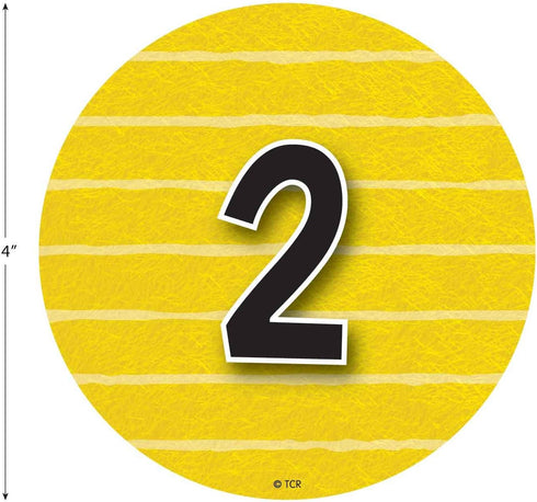 Teacher Spot On Floor Markers, Oh Happy Day Numbers 1–36, 4'' (TCR77513)