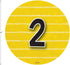 Teacher Spot On Floor Markers, Oh Happy Day Numbers 1–36, 4'' (TCR77513)