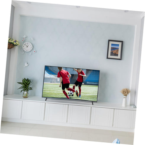 Zerodeko 2 Pcs Plastic Tv Mount Stand with Non Slip Base Pad Stable and Reliable Tv Holder Brackets for Screens