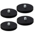 MUTUACTOR 20lbs Neodymium Magnets Heavy Duty,1/4"-20 Round Magnet with Threaded Stud,4Pack Strong