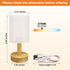 2200mAh 2700K Dimmable Small Cordless Bedside Table Lamp, Rechargeable Battery Powered Lamp with Touch Control, Warm