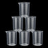 30PCS Plastic Beakers, 250ml Graduated Measuring Cups, Premium Polypropylene for Home School Lab Science Experiments