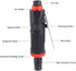 Hilitand Air Die Grinder Straight Pneumatic Grinding wheel Machine Polishing Tool Set Kit for Metal Rust Removal
