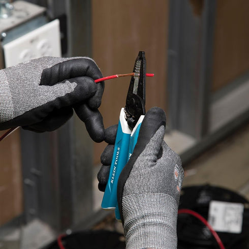 Klein Tools K11095 Klein-Kurve Wire Stripper and Cutter for 8-18 AWG Solid, 10-20 AWG Stranded Wire