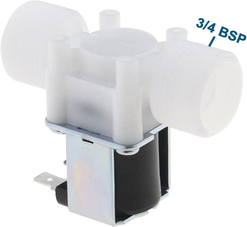 2Pcs Normally Closed Electrical Inlet Solenoid Water Valve, DC12V for Washing Machine Water Dispenser