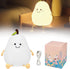 LVOERTUIG Cute Pear USB Rechargeable Nursery Lamp - Multicolor Night Light for Kids' Bedroom Gift