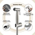 IIUUAYUVI Women's Wash Faucet Sprayer Full Pressure and Leakproof HandheldToilet Sprayer Kit | Hand Held Cloth Diaper