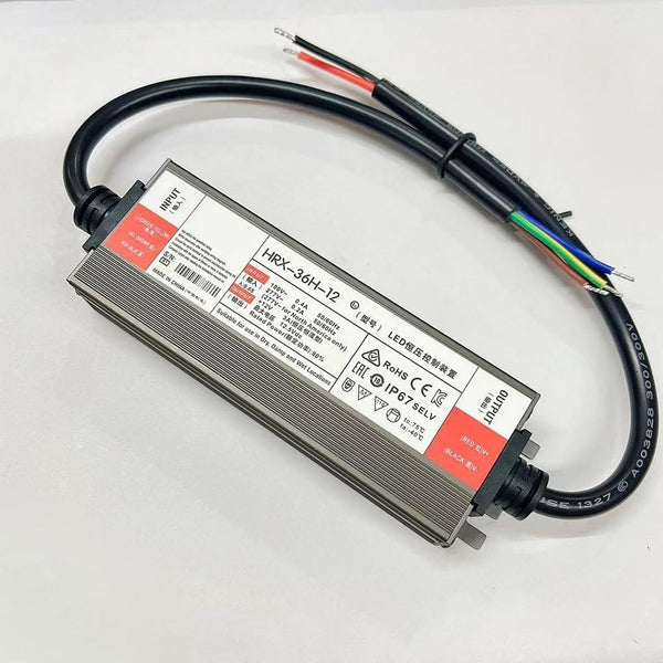 UrbanHui IP67 (12V36W) Dustproof and Moisture Proof ACDC LED Driver Power Supply with Rating for Reliable Outdoor