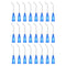 24pcs Blunt Tip Dispensing Needle, 22 Gauge 1 Inch Screw Interface, Bent Flow Design with Luer Lock for Adhesive Glue