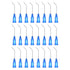 24pcs Blunt Tip Dispensing Needle, 22 Gauge 1 Inch Screw Interface, Bent Flow Design with Luer Lock for Adhesive Glue
