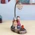 PRETYZOOM Couple Figure Night Light Resin Tabletop Lamp, Figurine Nightstand Light Decorative Resin Craft Lamp