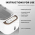 Ultrasonic Jewelry Cleaner, 48KHz Professional Chargeable Ultrasonic Cleaner with Digital Timer for Eyeglasses, Watch,