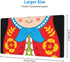 Hwxzupm 16x29.5 Inch Russian Nesting Dolls Gaming Mouse Pad Large - Non-Slip Desk Mat with Stitched Edges, Durable