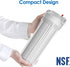 SimPure Whole House Water Filter Housing, Inline Water Filter for Home, 10 Inch Sediment Filter with Heavy Duty Steel