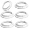 Aeaocvo 6 PCS Lamp Shade Ring for E27/E26, Plastic Light Socket Rings for