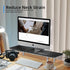 3 Notebook(MST016L) suptek Dual Monitor Stand Riser,Large Monitor Laptop Stand Riser Adjustable Heights Computer Stand