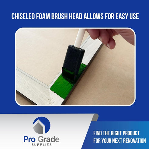 Pro Grade Foam Brushes, 1 Inch, 48 Piece Set